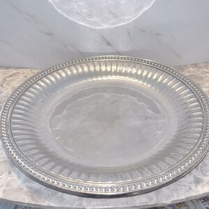 The Wilton co flutes and pearls serving tray plate